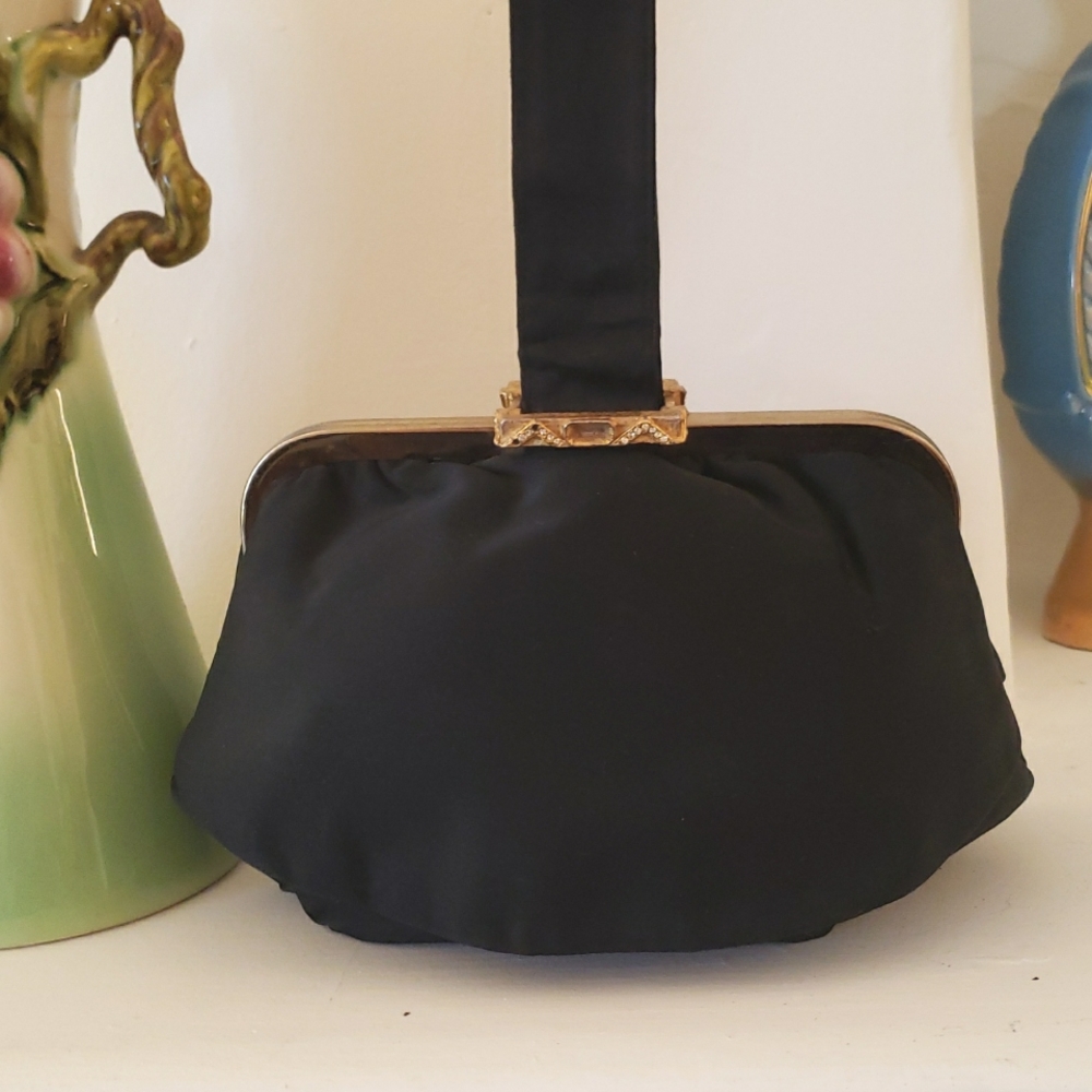 Vintage Lowy & Mund "After Five" 50's Cocktail Handbag & Coin Purse - Picture 4 of 16